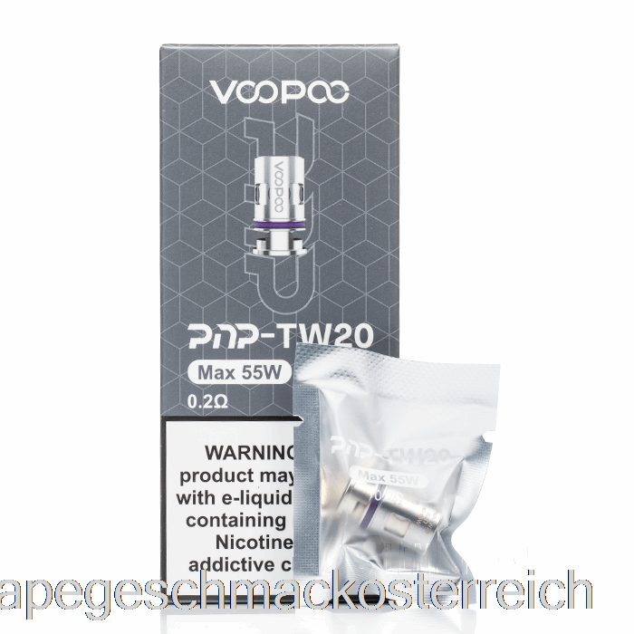 Voopoo PNP-Ersatzspulen 0,20 Ohm PNP-TW20-Mesh-Spulen Vape-Geschmack